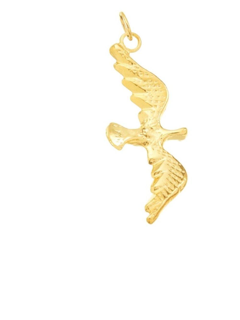 Gold Eagle Pendant Charm and heart charm pair JuJu brand